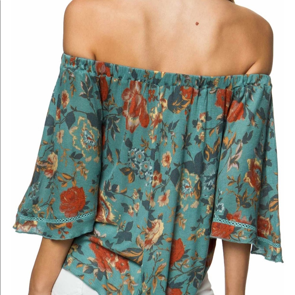 O’Neill Floral off the shoulder top